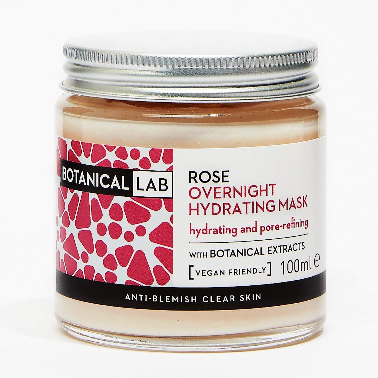 Botanical Lab Rose Overnight Hydrating Face Mask 100ml with