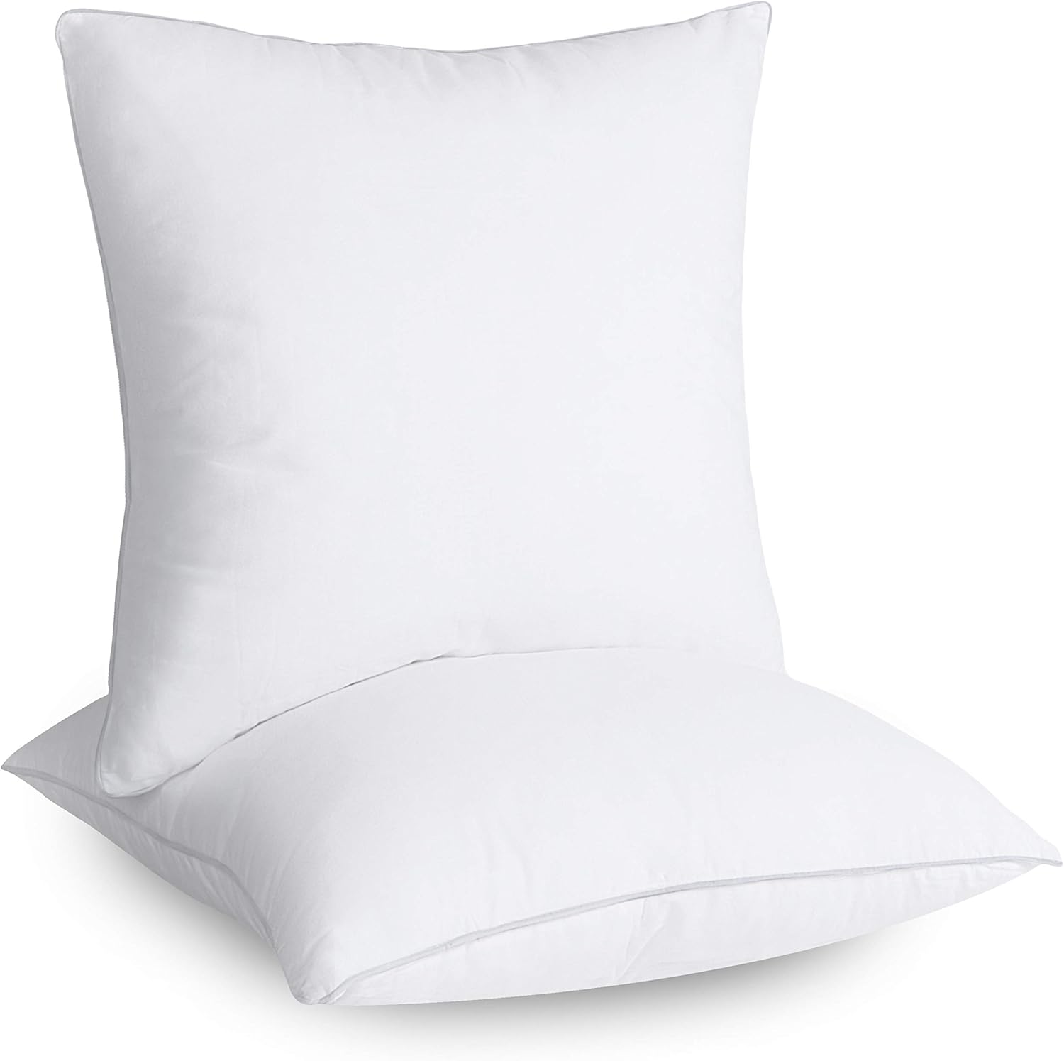 Utopia Bedding Throw Pillows Insert (Pack of 2, White) - 18 x 18 Inches Bed and Couch Pillows - Indoor Decorative Pillows: Home & Kitchen