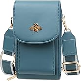 LITOON CrossBody Bags with Touchscreen Cell Phone Purse Window Zipper Pocket,RFID Blocking Card Holder iPhone bag for Women