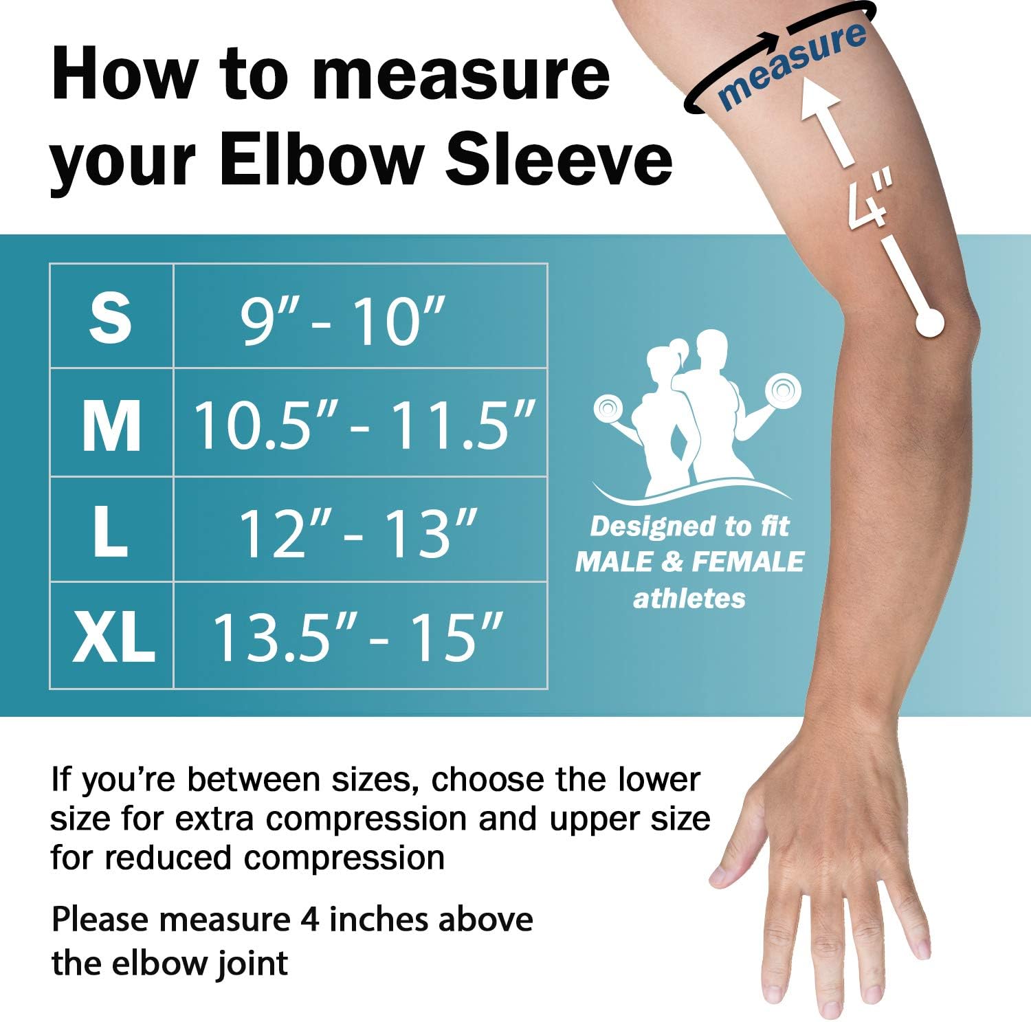 PowerLix Elbow Brace Compression Support (Pair) - Elbow Sleeve for Tendonitis, Tennis Elbow Brace and Golfers Elbow Treatment, Arthritis, Workouts, Weightlifting – Reduce Elbow Pain: Sports & Outdoors