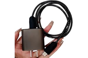 Cute Cable Protector for iPhone iPad 18W/20W USB-C Charger,Not Yellowing Charging Cord Protector,Soft Frosted TPU Charging Pr