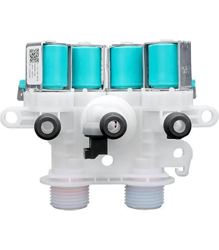 Replacement Water Inlet Valve For Maytag, Whirlpool, Kenmore Washers - 3 Push-On, 2 Threaded Ports - View #5