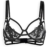 Bluebella Women's Sienna Underwire Bra, Black, 36D/DD