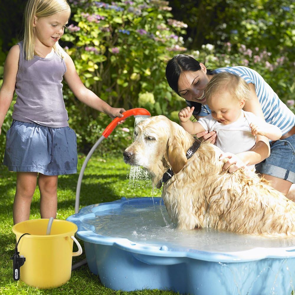 KEDSUM Portable Camping Shower, Camping Shower Pump with Dual Detachable USB Rechargeable Batteries, Portable Outdoor Shower Head for Camping, Hiking, Traveling(+ Handheld Bidet Toilet Sprayer) : Sports & Outdoors