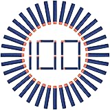 Acefun 100 Pcs 7.2cm Refill Foam Darts Bullet for Nerf N-strike Elite Series Blasters Kid Nerf Toy Gun Refill Pack Blue