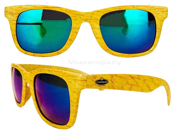Strongbow Appel Cider Nerd Sonnenbrille Holz Unisex Retro Vintage Style Party Festival Bar