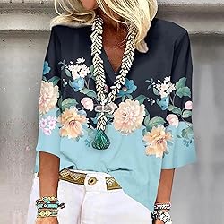 Cute Tops for Women Trendy Going Out 3/4 Length