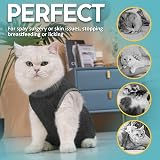 Avont Cat Recovery Suit Post Surgery Darkgrey S view 4