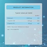 Healthspan Calcium & Vitamin D 240 Chewable Tablets Vanilla view 5