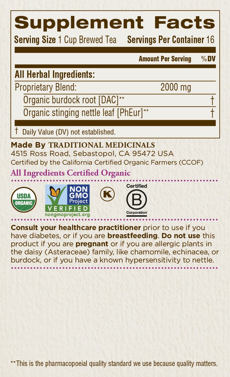 Traditional Medicinals Organic Ginger with Chamomile Herbal Leaf Tea - Image 6