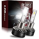H1 Hi/Lo Adjustable Combo Package Adjustable Beam LED Headlight Bulbs Fog Light Kit with Fan, DOT Approved AUSI D6 Series Min