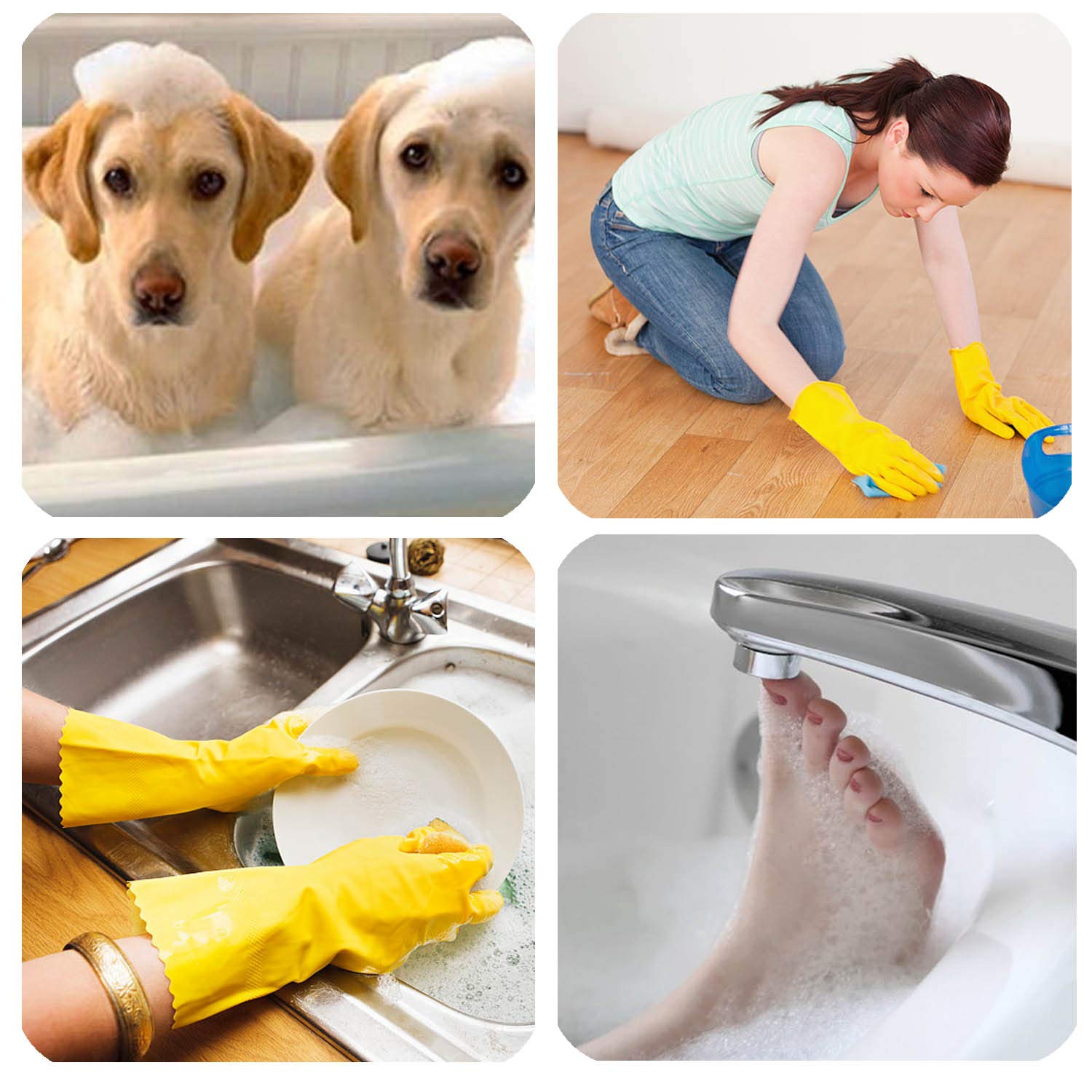 Handle Nail Brush Fingernail Brush Cleaner Hand Scrub Cleaning Brush for Toes (Size (1)) : Beauty