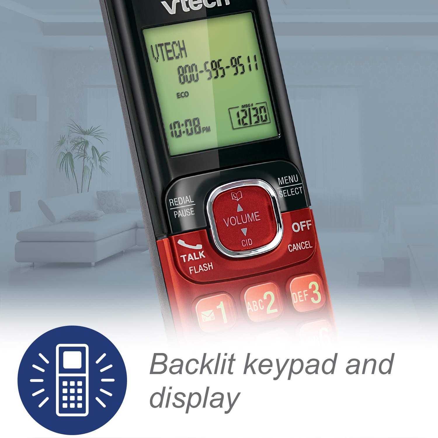 VTech CS65294B 4Handset DECT 6.0 Cordless Phone With Answering System