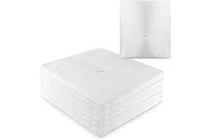 Ireer 100 Pcs Fryer Filter Paper Envelope Style 18.5 x 20.5 Inch, 1.5 Inch Hole 1 Side Grease Deep Fryer Cooking Oil Filter, 