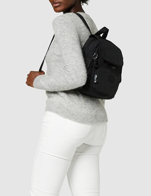 Mochila Mini Pequena City Pack, tamanho único, Black Noir