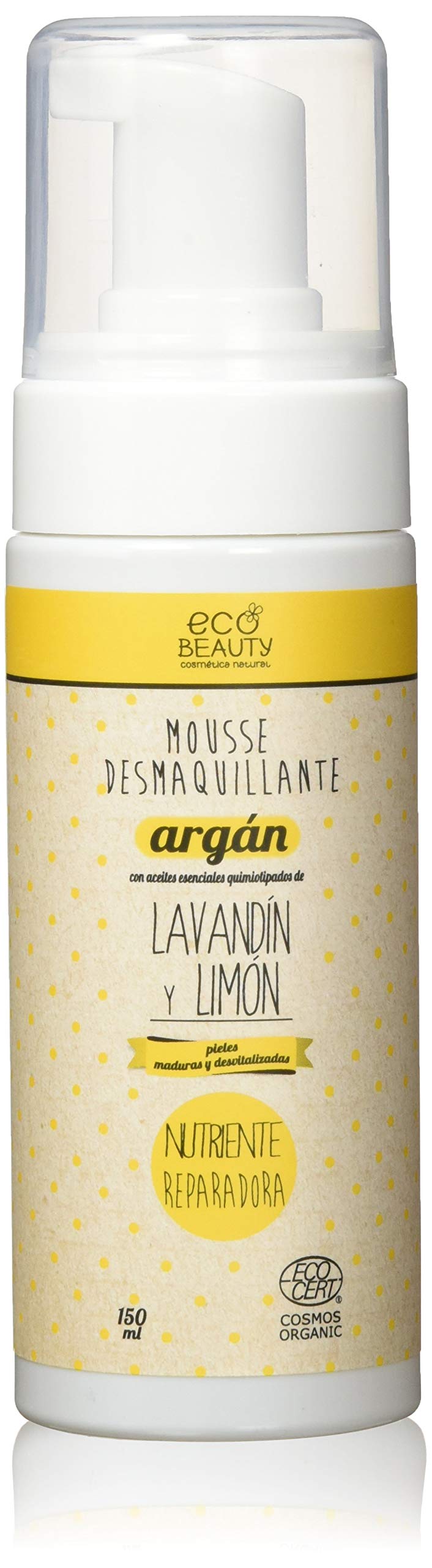 Ecobeauty Mousse Makeup Remover Argan Ecocert Bio 150ml Ecobeauty 1 Unit 150 g