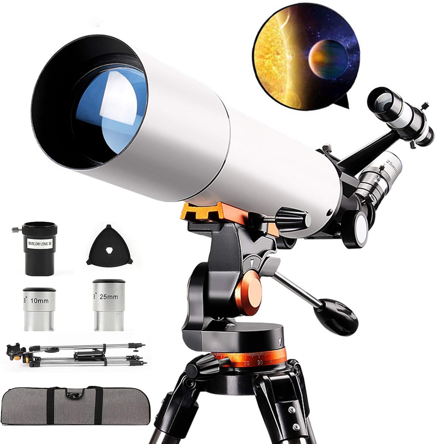 SEESEE.U Télescope 50080 Télescopes pour Astronomie Réfracteur