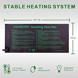 DERNORD Greenhouse Plant Heat Pad 18W Heated Germination Mat view 2