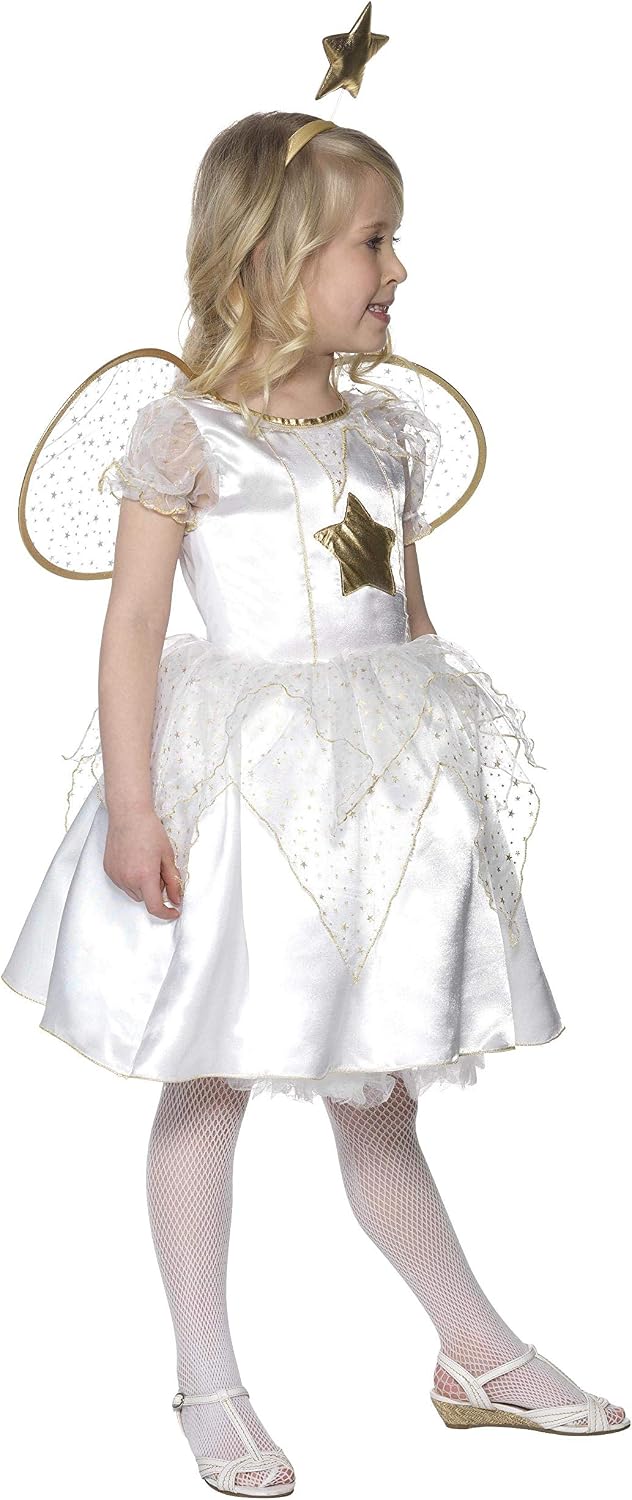 Smiffys Star Fairy Costume, White, M - Age 7-9 Years, M - 7-9 Years - Image 3