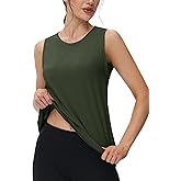 MAGCOMSEN Women's Loose Fit Quick Dry Lightweight Athletic Tank Top