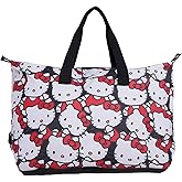 Hello Kitty Tote Duffel Bag All Over Print Weekender Travel