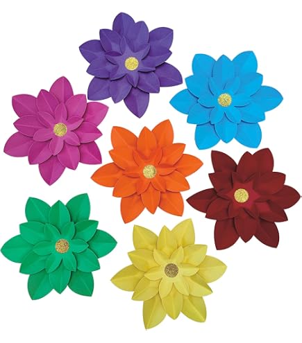 Mybbshower Paper Flower For Wedding Fan Photo Backdrop...
