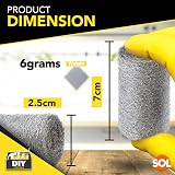 SOL 48pk Steel Wool Pads Fine Wire Wool for Polishing Buffing Rust Removal view 2