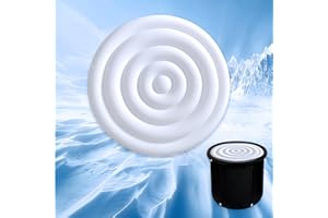 Bakcover Inflatable Ice Bath Cover, Cold Plunge Tub Cover, Ice Bath Tub Cover, Cold Plunge Cover Protect Ice Keep Ice for Longer, Saving Ice Inflatable Ice Bath Tub Accessories, White