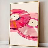 Pink Aesthetic Canvas Wall Art Pink College Prints