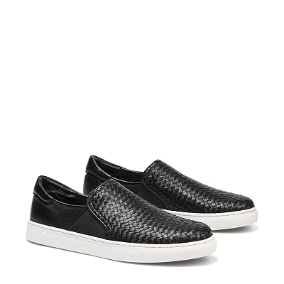 Trask Black Woven Leather Loafers H. S. Trask black woven leather loafers slip | Mercari main image 4