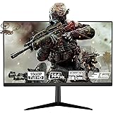 Fiodio 22” 144Hz 1920 x 1080p Full HD Flat Computer Monitor with HDMI Display Ports, Adjustable Tilt, Free-Tearing Eye Care M