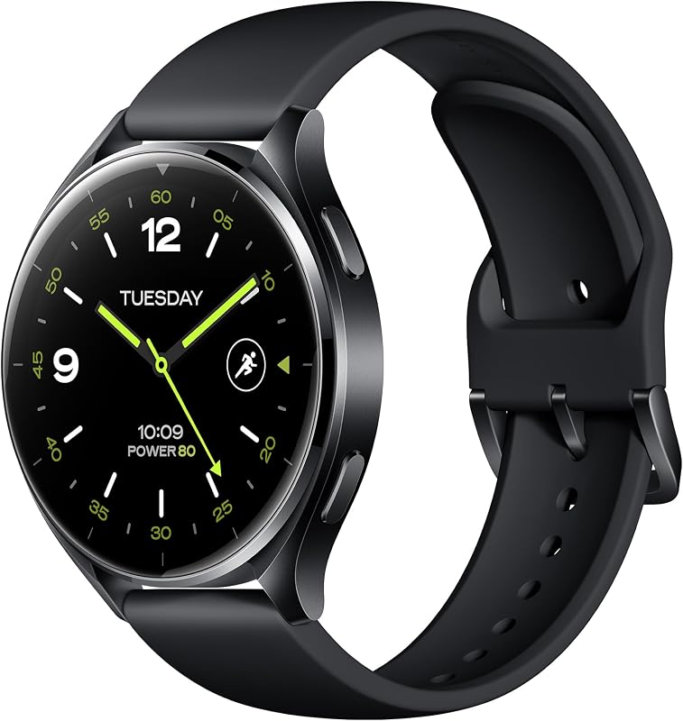 Watch 2 Smartwatch, 1,43" AMOLED Display mit Always-On-Funktion, Schlaf-, Puls- und Sport-Tracking, Wear OS by Google, Schwarz — Foto 1 von 2