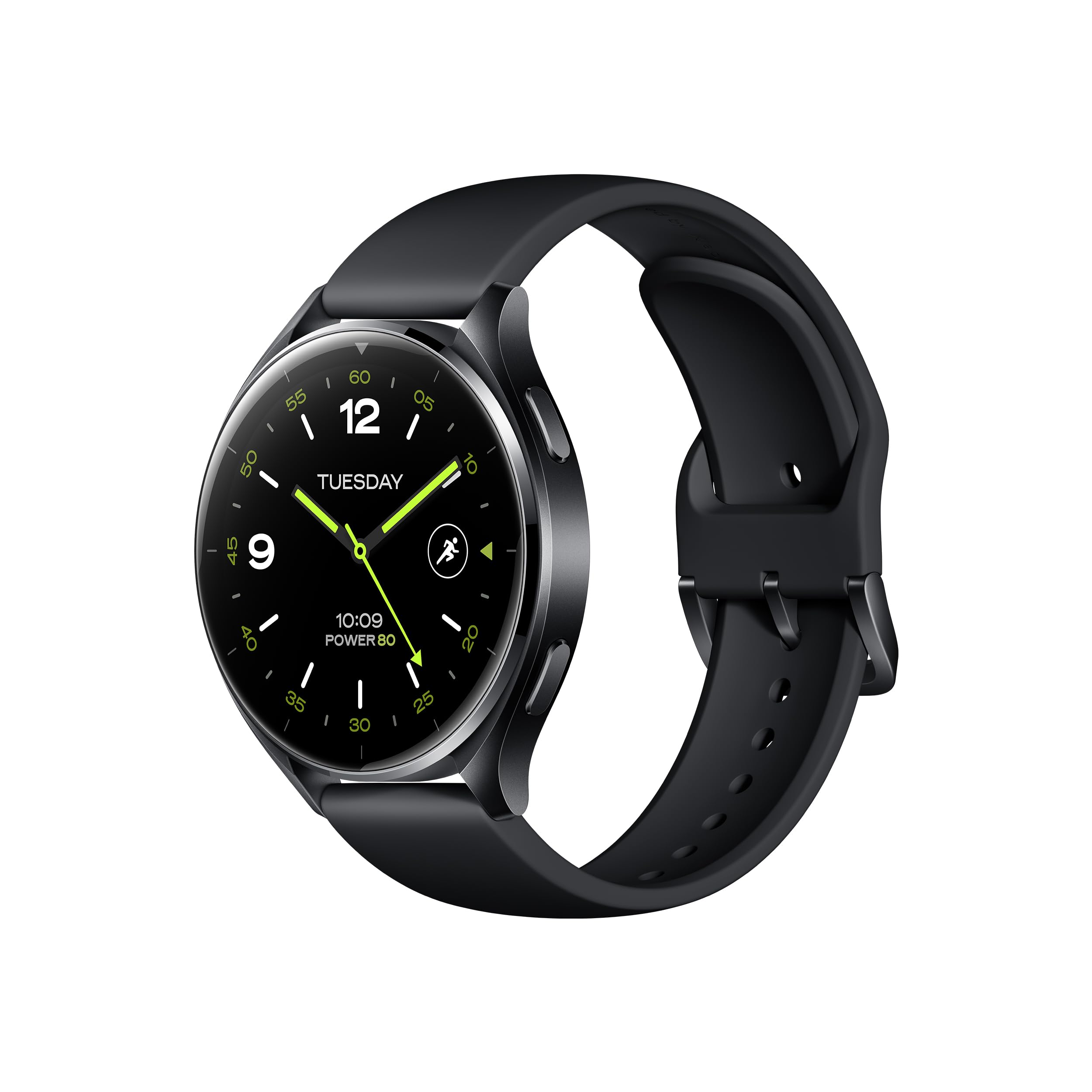 Xiaomi Watch 2 Smartwatch, 1,43" AMOLED Display mit Always-On-Funktion, Schlaf-, Puls- und Sport-Tracking, Wear OS by Google, Schwarz
