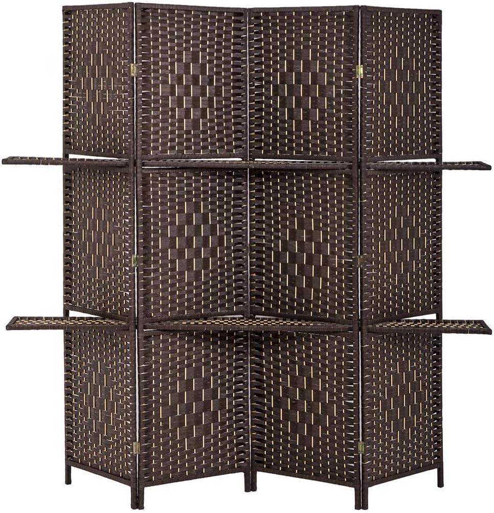 Room Divider 4 Panel Room Screen Divider Wooden Screen