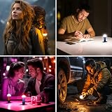 Lepro Rechargeable Camping Lights 7 White & RGB Modes 10 Hrs Battery view 5