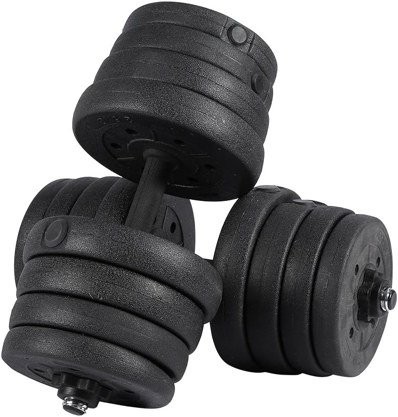 Greensen Adjustable Dumbbell Set Weight Set Biceps Exercise Lifting Fitness Training Home Gym Workout Equipment for Man and Woman