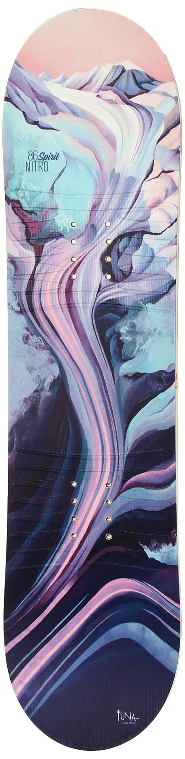 Nitro Snowboards Kids Spirit '20 BRD All Mountain Freestyle Twin Board Snowboard, Multicoloured, 116 cm