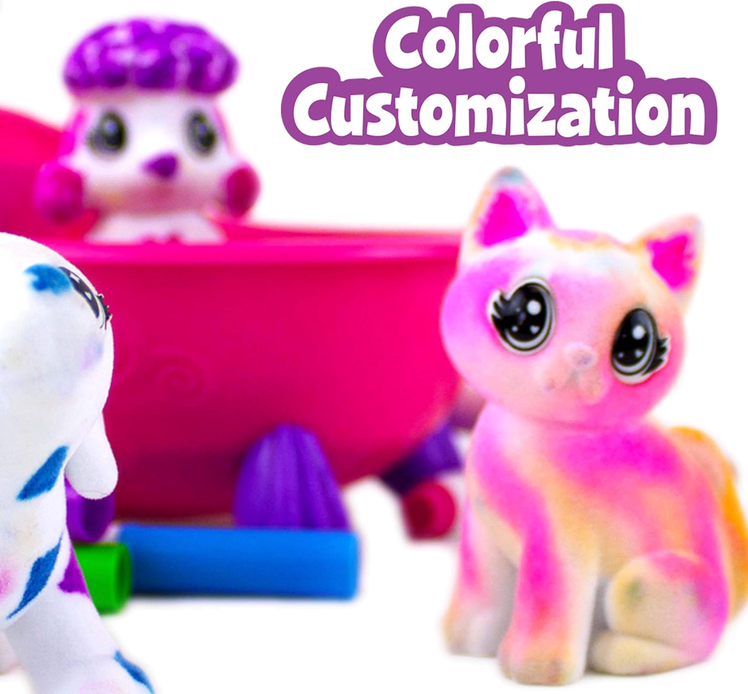 Crayola Scribble Scrubbie Pets Scrub Tub Animal Toy Set, Gift for Kids, Ages 3, 4, 5, 6: Toys & Games