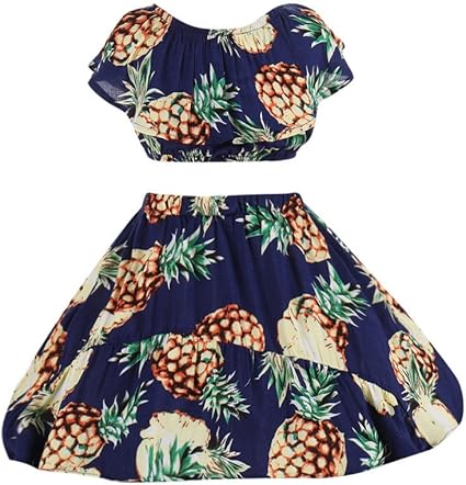 pineapple print sundress