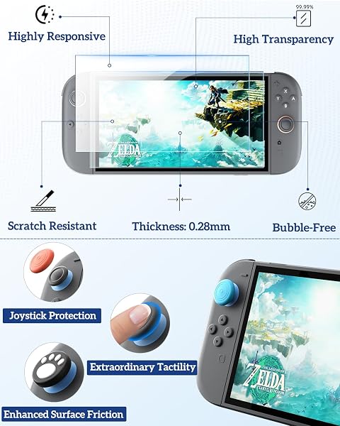 TANREGINAL HARD CARRYING CASE FOR NINTENDOO SWITCH 2 , PORTABLE SWITCH 2 PROTECTIVE CASE FOR NINTENDOO SWITCH 2 CONSOLE AND ACCESSORIES —「ALL IN ONE PLACE，CLASSIC RED-BLUE，COMPACT INTERNAL STRUCTURE」