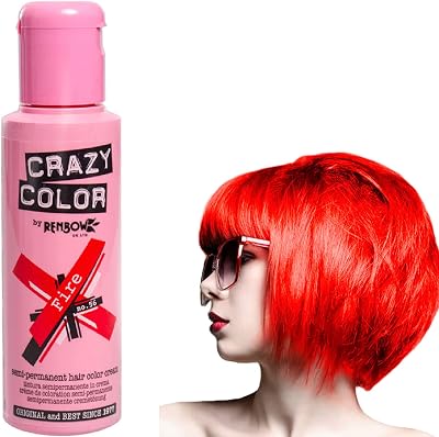 Crazy Color Renbow 4 x Semi-Permanent Hair Colour Creams 100ml