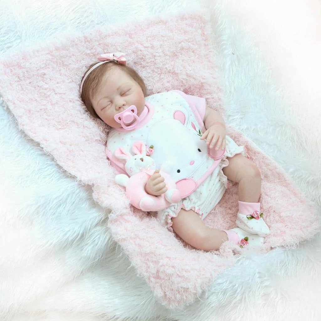 Prezzo Nicery Simpatico Reborn Baby Bambino Soft simulazione silicone vinile 22 pollici 48-55 cm realistico giocattolo ragazzo ragazza per di Natale GXS55-2 Offerte