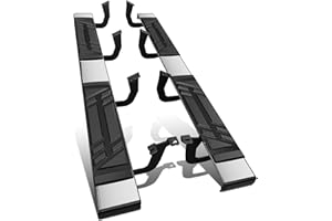 DNA MOTORING 6.5" Running Boards Side Steps Compatible with Toyota Tundra Extended Cab 2022-2024, with Mounting Brackets, STE