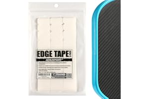 AMA SPORT Pickleball Paddle Edge Guard Tape 3 Pack Transparent Edge Protection Tapes 25mm, 28mm Width Paddle Edge Cover Perfe