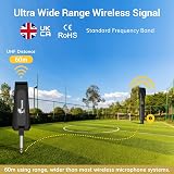 TONOR TW320 Wireless Microphones UHF 2 Microphones 5 Channel Receiver 60m view 3