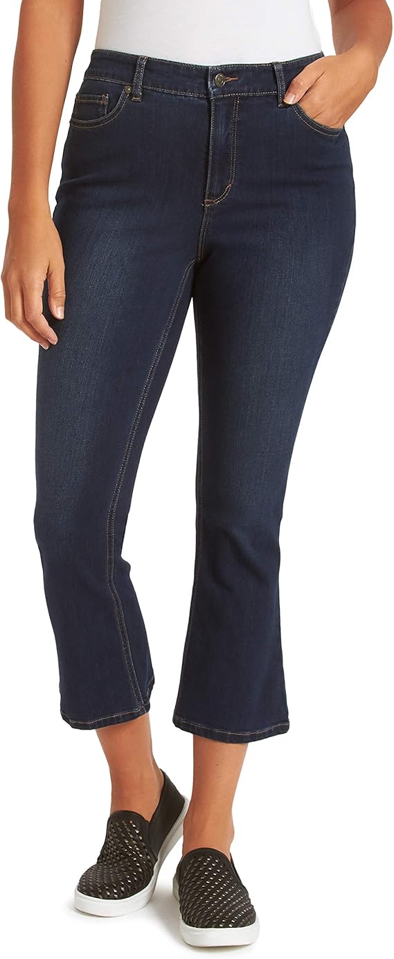 Gloria Vanderbilt Women's Kick Bottom Crop Jean at Amazon Women's Jeans