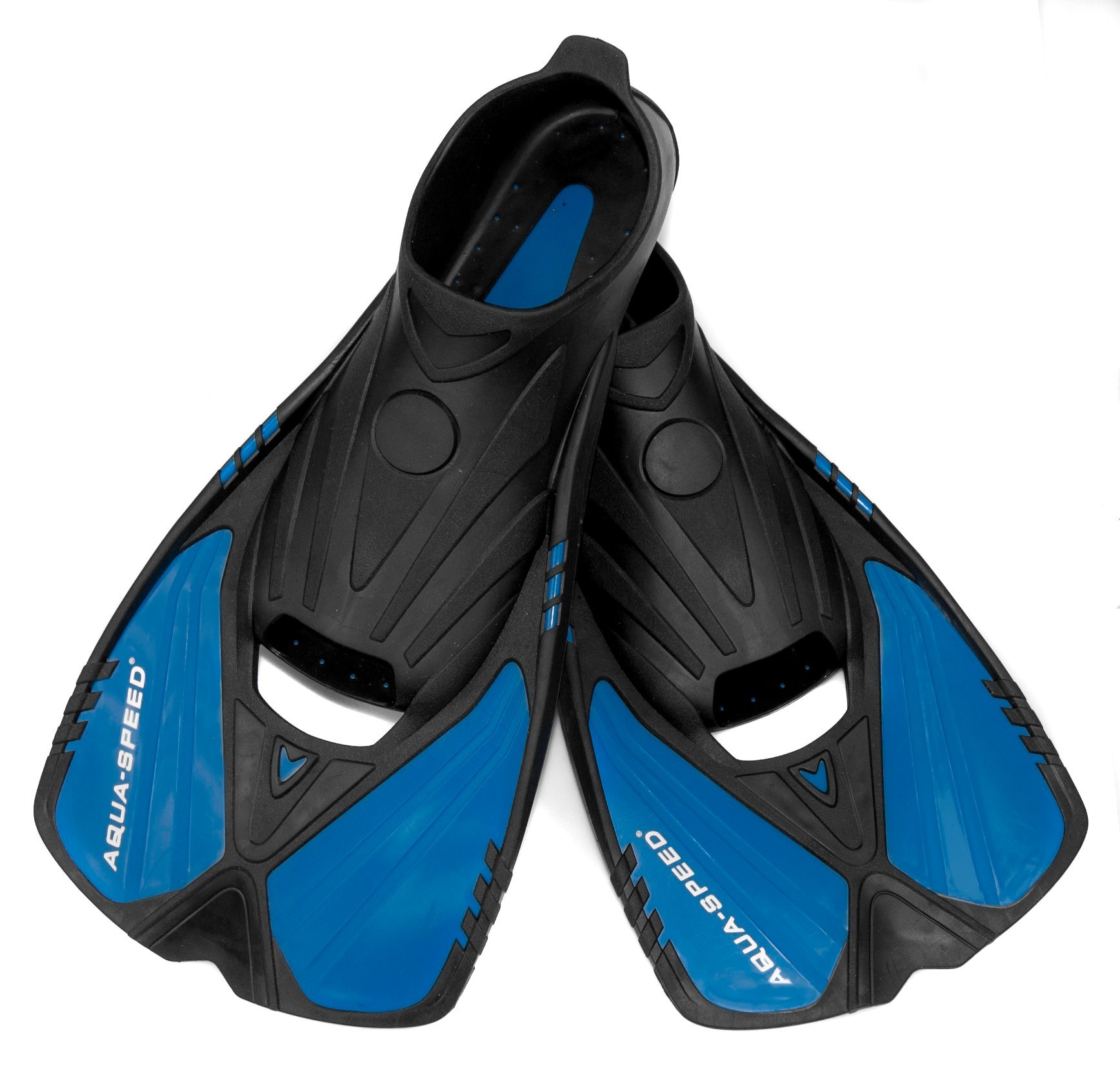 Aqua Speed ACTION fins for adults + UP lanyard | flippers | snorkel fins | training fins | heel flaps | non-slip | ergonomic | Size:42/43