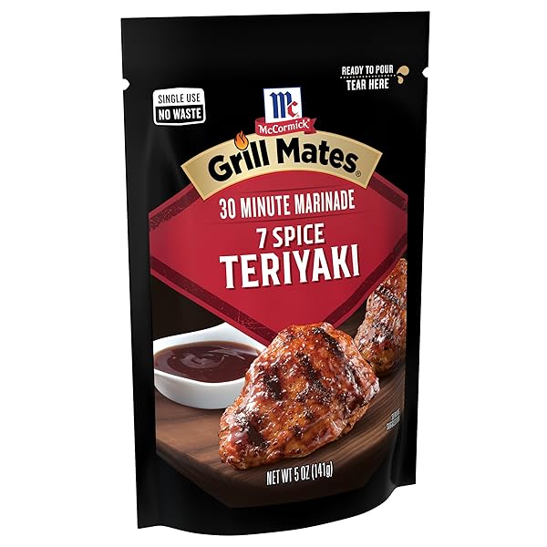 MCCORMICK GRILL MATES 7 SPICE TERIYAKI 30 MINUTE...