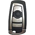 Horande Replacement Key Fob Case Case fit for BMW 1 3 4 5 6 7 F Series X3 X4 X5 X6 M5 Keyless Entry Remote Control Key Fob Shell