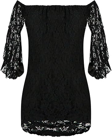 lace dress with bell sleeves